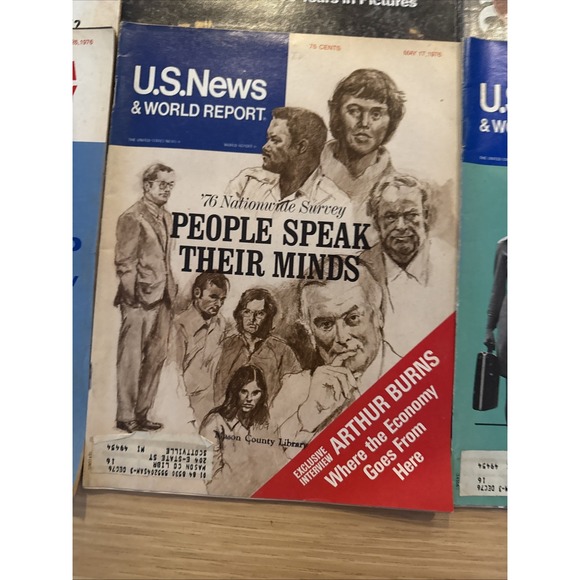 Vintage 1976 US NEWS & World Report Weekly Magazine Lot of 18 - Picture 14 of 16